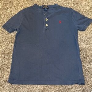 Polo by Ralph Lauren Blue Button Down Shirt with Classic Collar